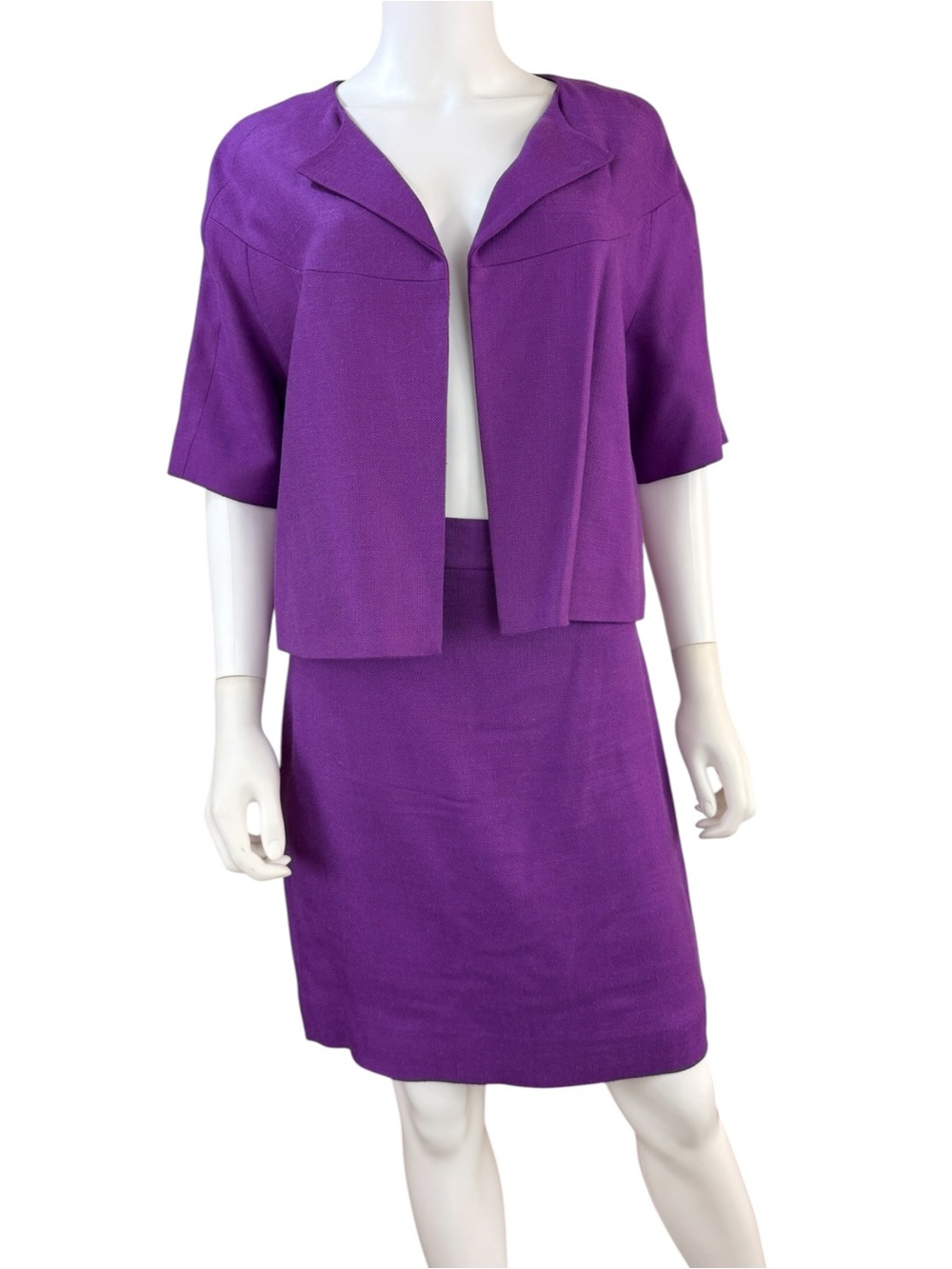 Kate Spade Purple Micah Skirt Suiting Set Size S F0910